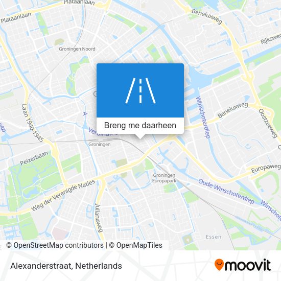 Alexanderstraat kaart