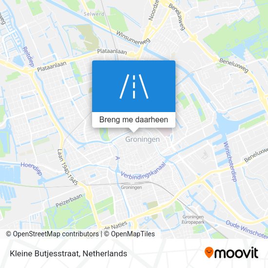 Kleine Butjesstraat kaart