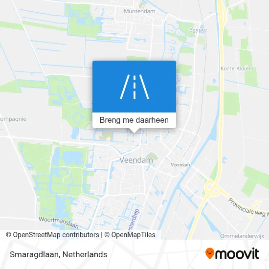 Smaragdlaan kaart