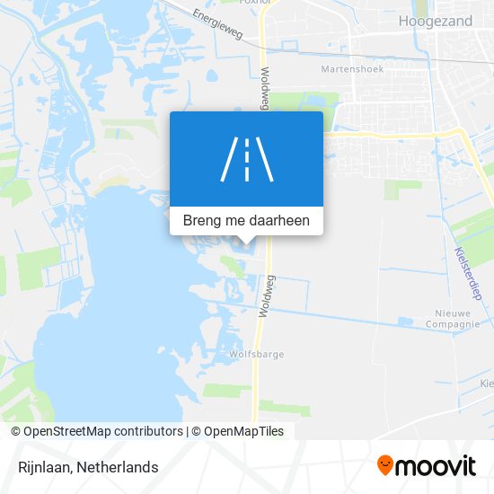 Rijnlaan kaart