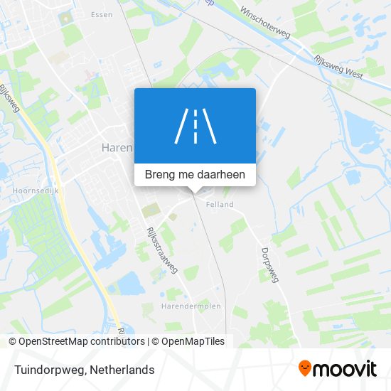 Tuindorpweg kaart
