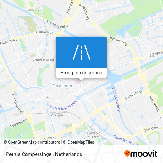 Petrus Campersingel kaart