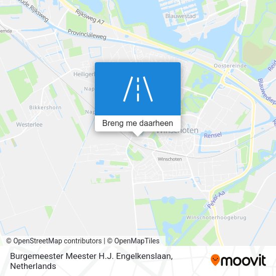 Burgemeester Meester H.J. Engelkenslaan kaart