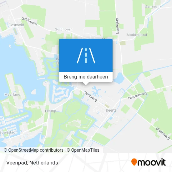 Veenpad kaart