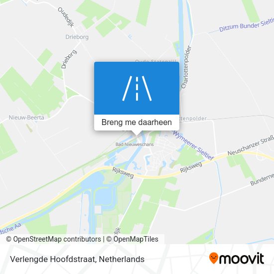 Verlengde Hoofdstraat kaart
