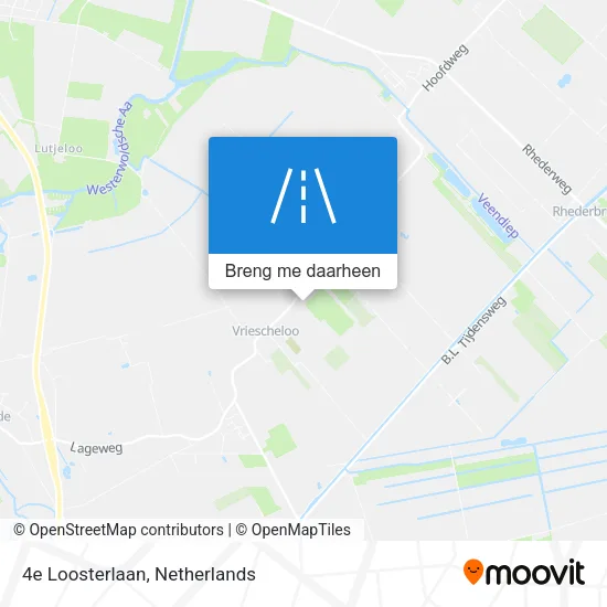 4e Loosterlaan kaart