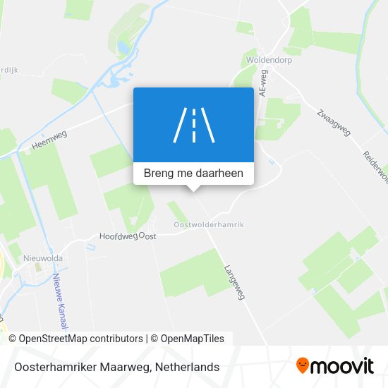 Oosterhamriker Maarweg kaart