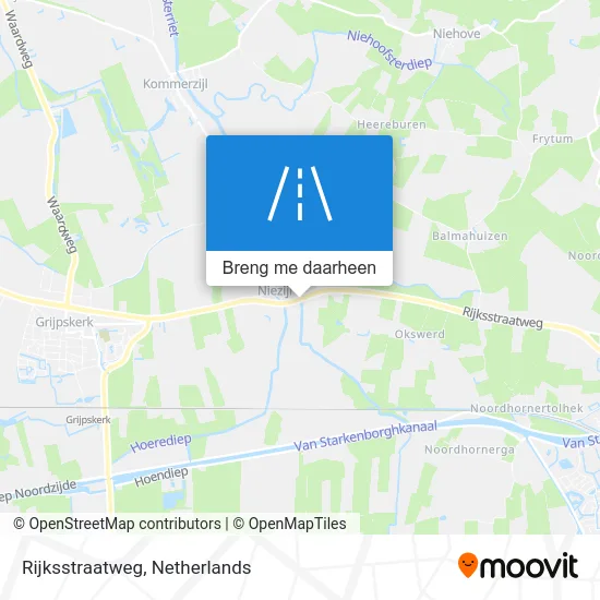 Rijksstraatweg kaart