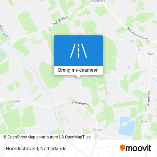 Noordscheveld kaart