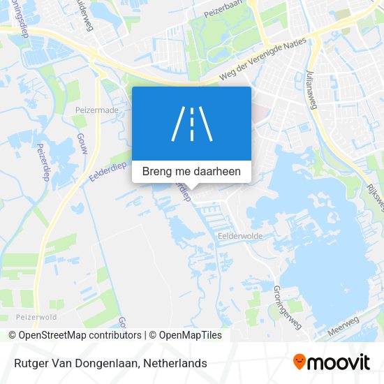 Rutger Van Dongenlaan kaart