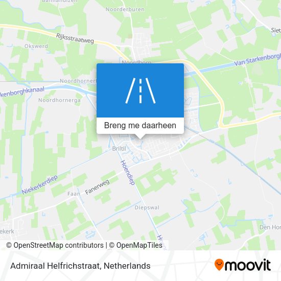Admiraal Helfrichstraat kaart