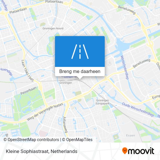 Kleine Sophiastraat kaart