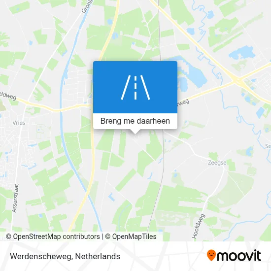 Werdenscheweg kaart