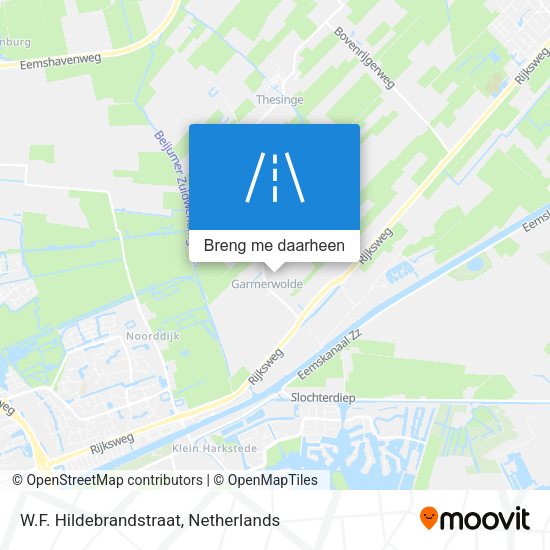 W.F. Hildebrandstraat kaart
