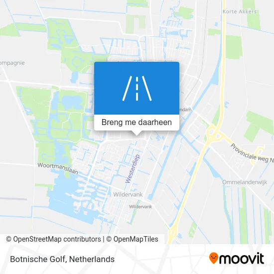 Botnische Golf kaart