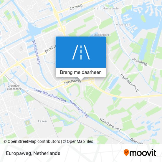 Europaweg kaart