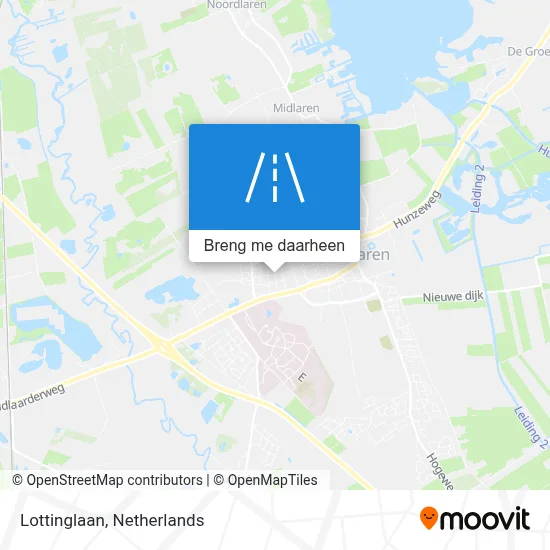 Lottinglaan kaart