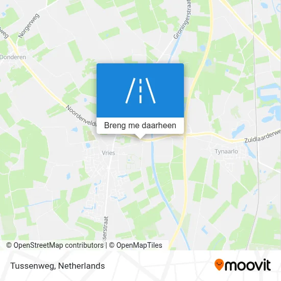 Tussenweg kaart
