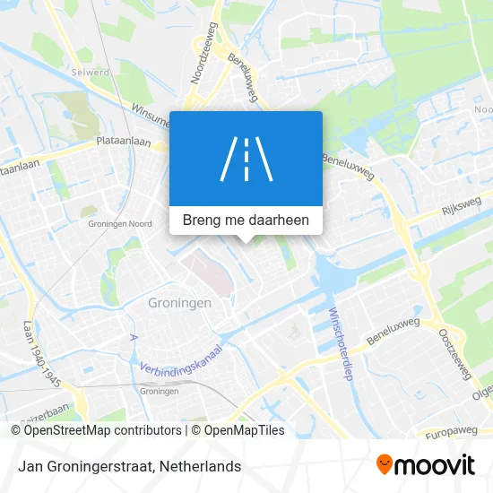 Jan Groningerstraat kaart
