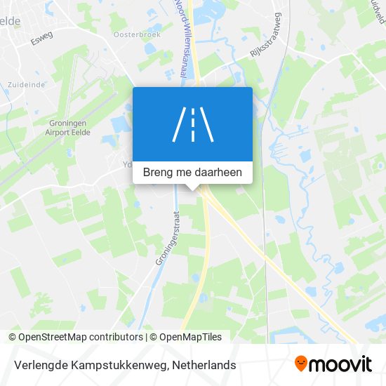 Verlengde Kampstukkenweg kaart