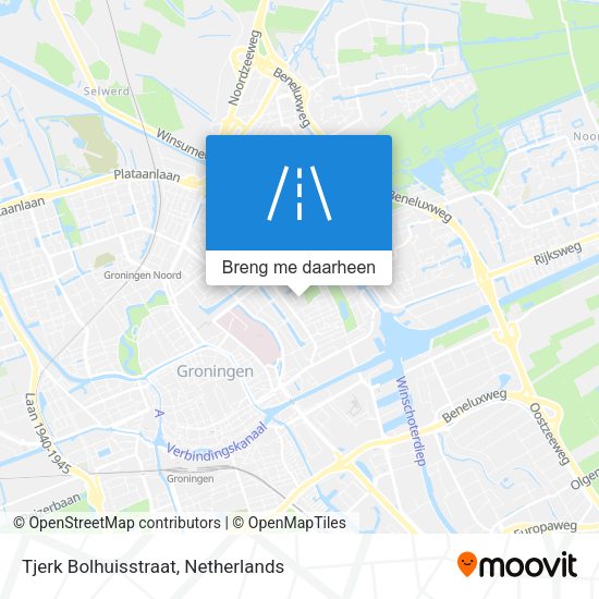 Tjerk Bolhuisstraat kaart