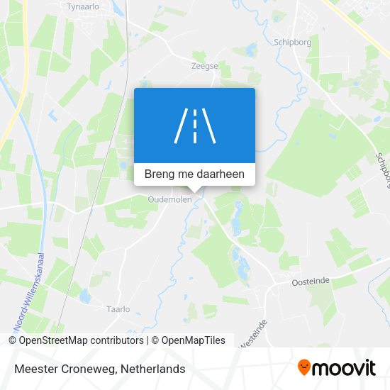 Meester Croneweg kaart