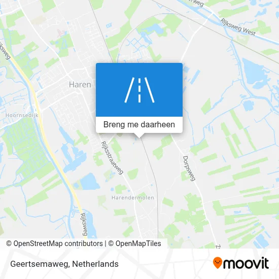Geertsemaweg kaart