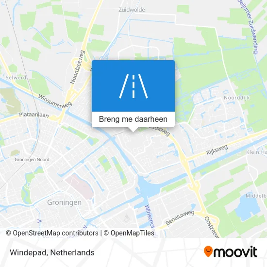 Windepad kaart
