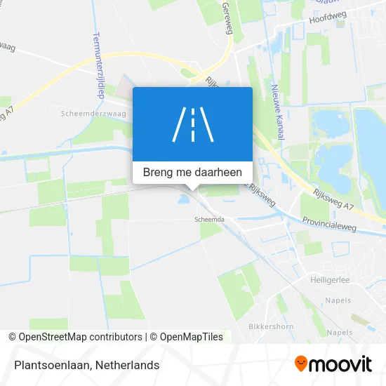 Plantsoenlaan kaart