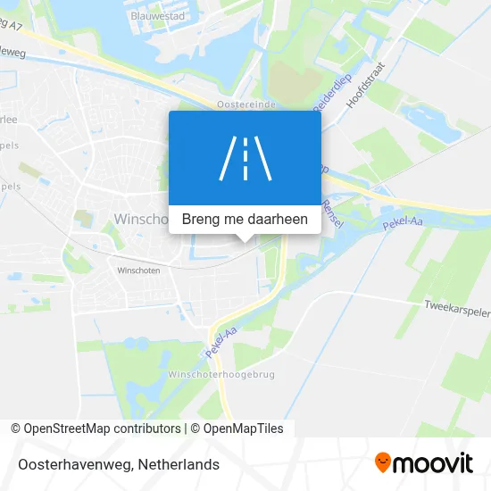 Oosterhavenweg kaart