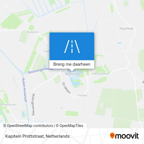 Kapitein Prottstraat kaart