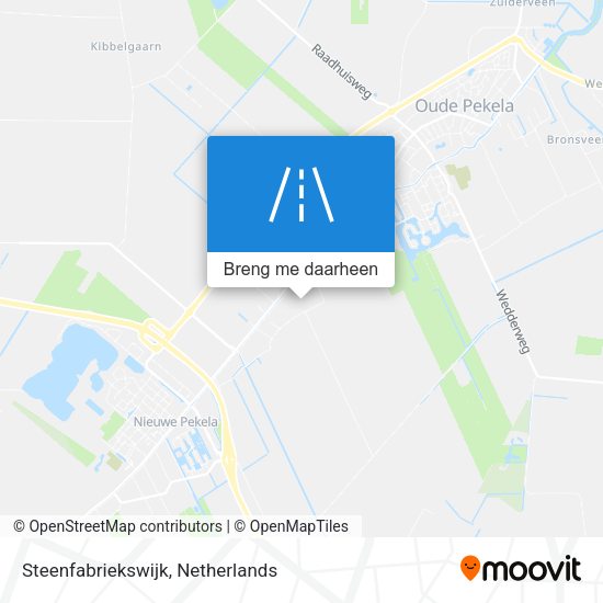 Steenfabriekswijk kaart