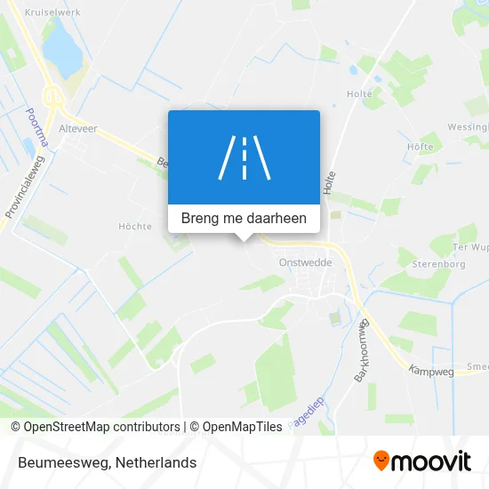 Beumeesweg kaart