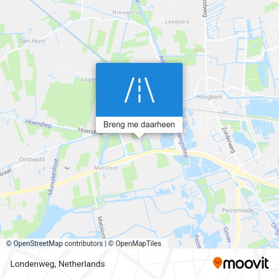 Londenweg kaart