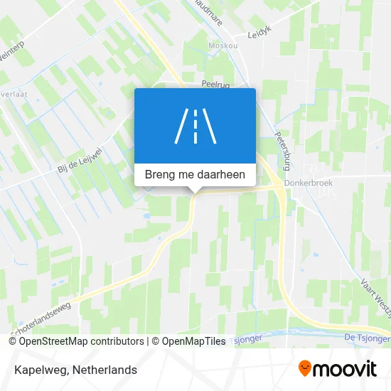 Kapelweg kaart