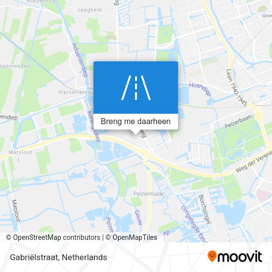 Gabriëlstraat kaart