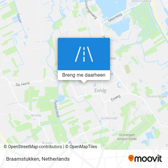 Braamstukken kaart