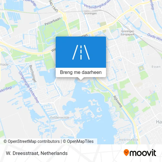 W. Dreesstraat kaart