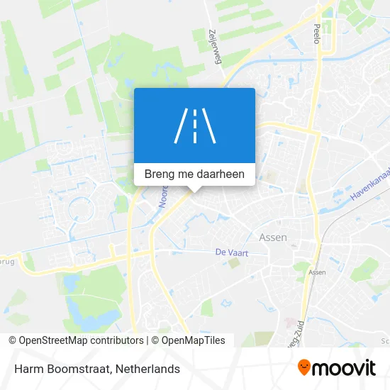 Harm Boomstraat kaart