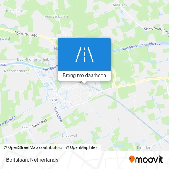 Boltslaan kaart