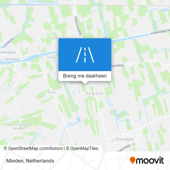 Mieden kaart