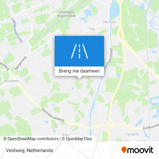 Veldweg kaart