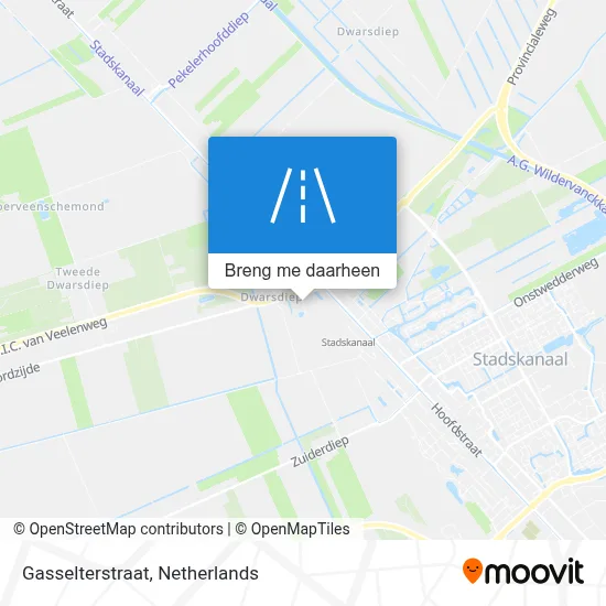 Gasselterstraat kaart