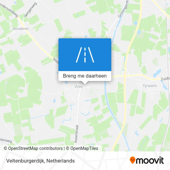 Veltenburgerdijk kaart