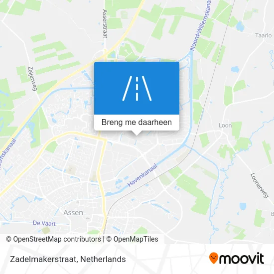 Zadelmakerstraat kaart