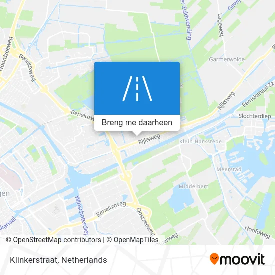 Klinkerstraat kaart