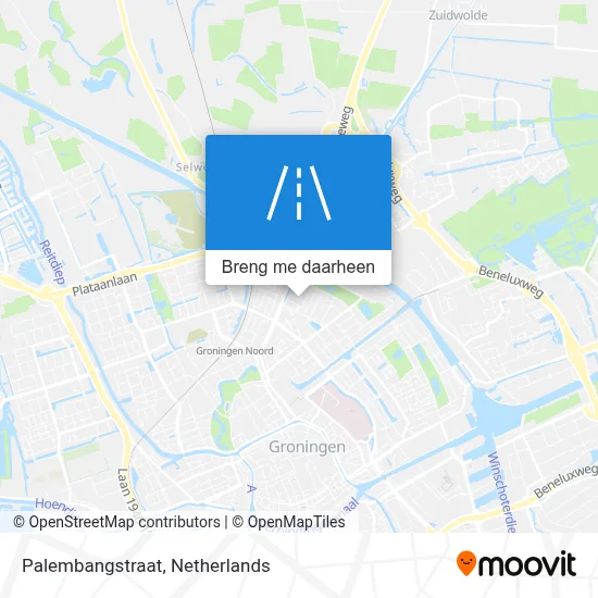 Palembangstraat kaart