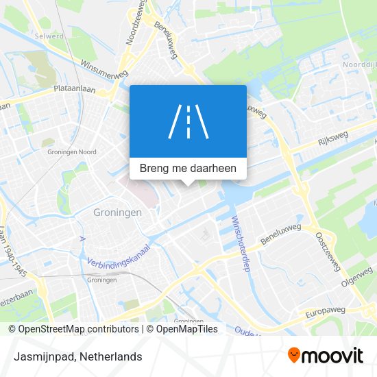 Jasmijnpad kaart