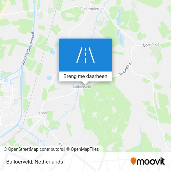 Balloërveld kaart