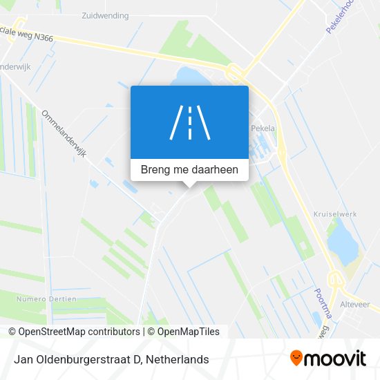 Jan Oldenburgerstraat D kaart